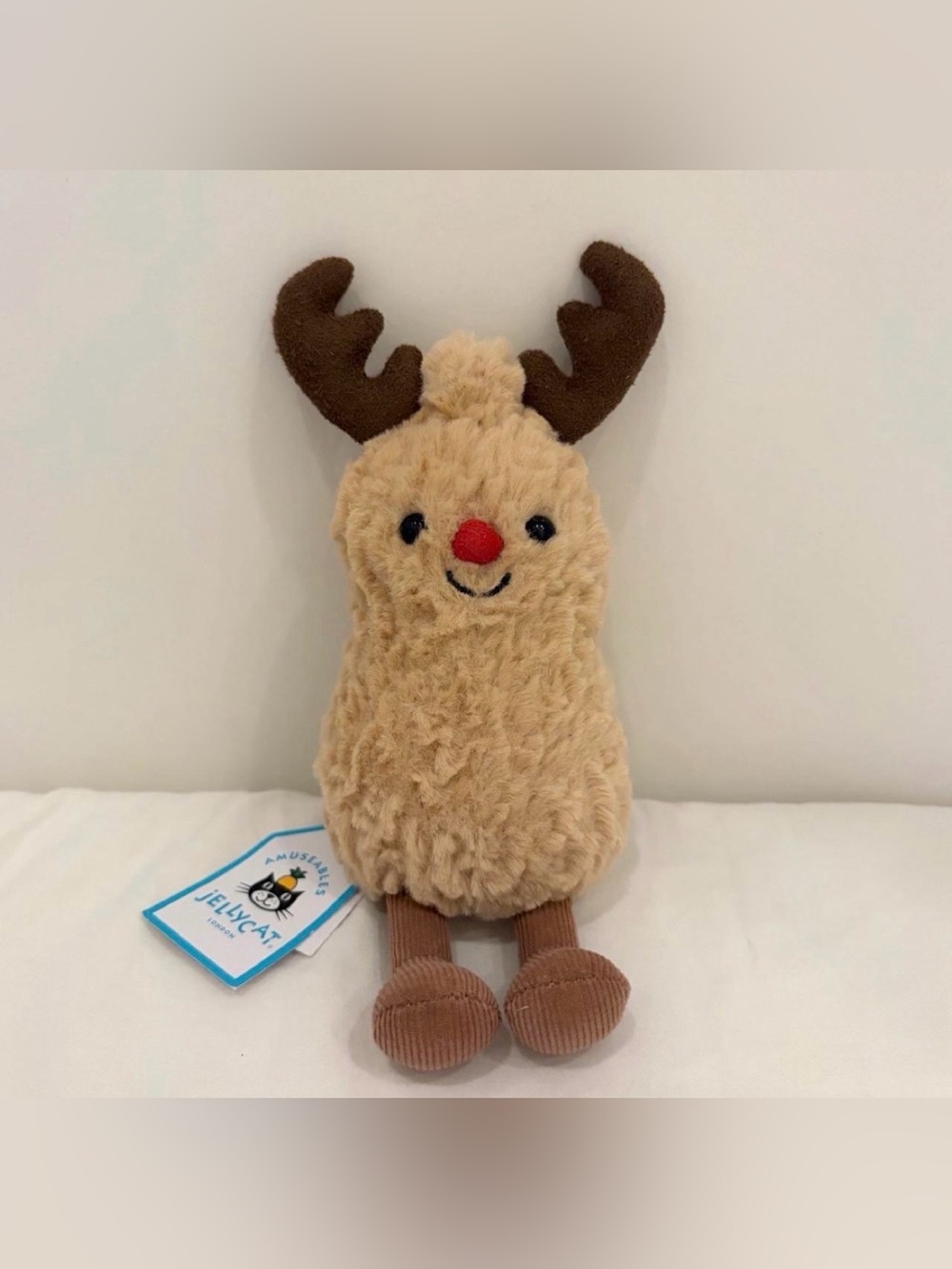 Jellycat Amuseables Peanut Reindeer BNWT Retired